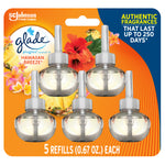 PlugIns Refill 5 CT, Hawaiian Breeze, 3.35 FL. OZ. Total, Scented Oil Air Freshener Infused